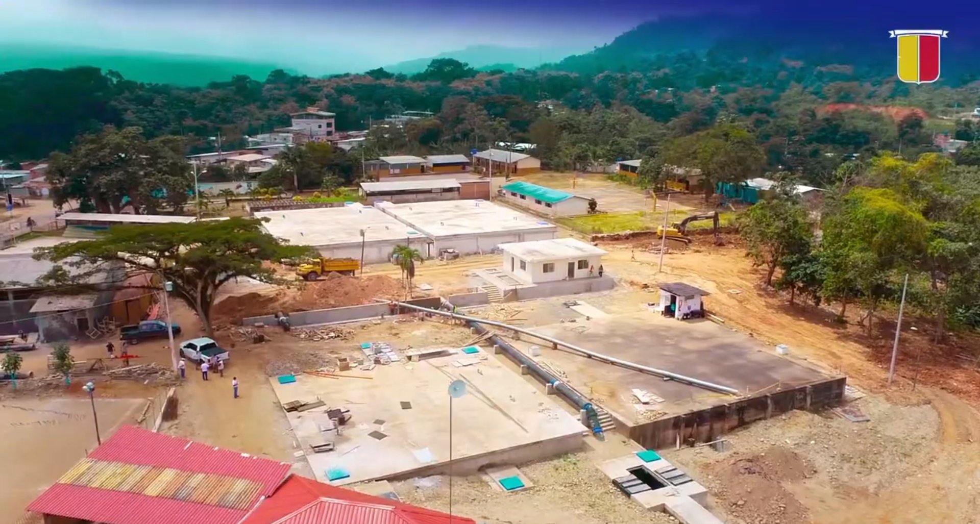 Avance de la obra de Agua Potable
